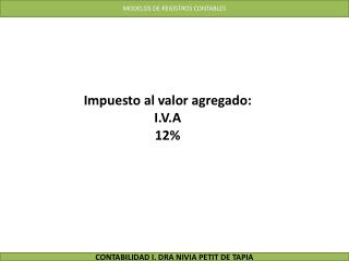 MODELOS DE REGISTROS CONTABLES